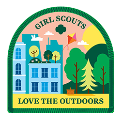 girl scouts love the outdoors patch