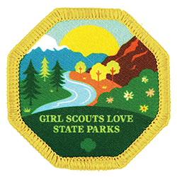 girl scouts love state parks patch