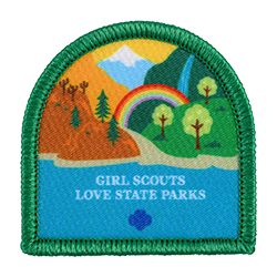 girl scouts love state parks patch