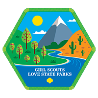 girl scouts love state parks patch