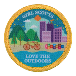 girl scouts love the outdoors patch