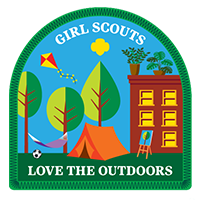 girl scouts love the outdoors patch