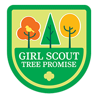 girl scout tree promise patch